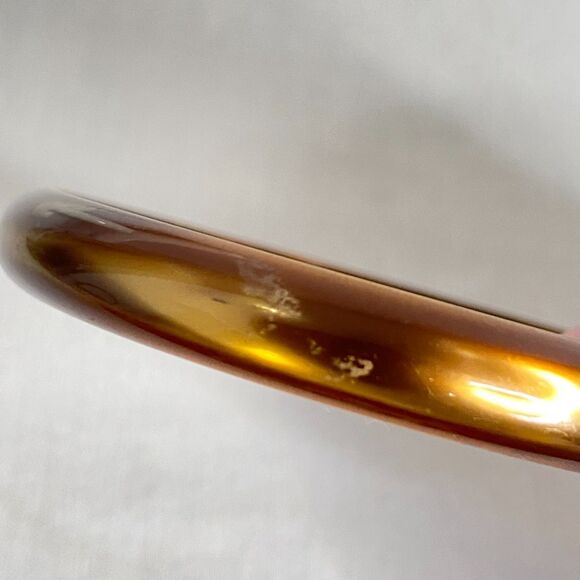 Moonglow Bangle Bracelet Golden Brown Lightweight - Picture 7 of 9